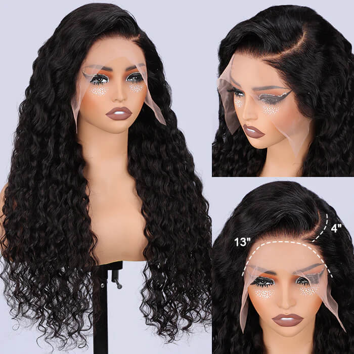 Buy 1 Get 1 Free | Deep Wave Wig+Free Straight Bob Wig | Frontal/ Closure Wig
