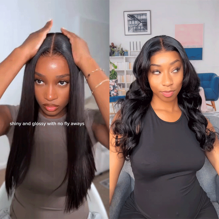 2Wigs=₵1999 | 20'' Straight Wig+20'' Body Wave Wigs