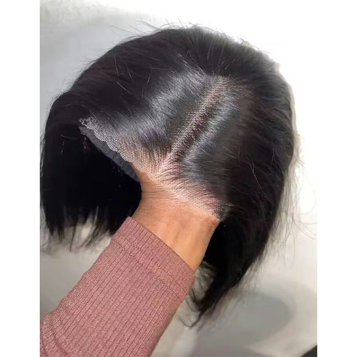 Glueless 10'' Straight Bob Wig |100%Human Hair