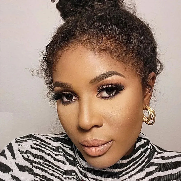 Real Show |4C Edge Hairline | Yaki Straight Wig | Frontal/Closure Transparent Lace Or Glueless (14-32'')