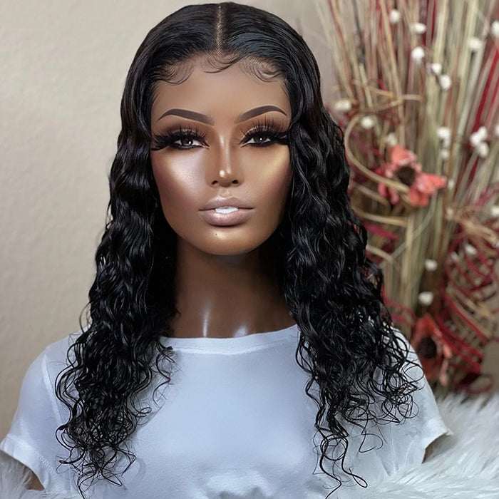 Wholesale Price | 16'' Water Wave Wig | Glueless Frontal Lace