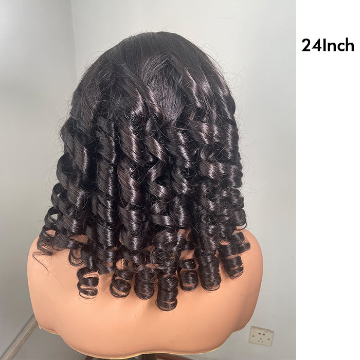 Real Show | Bouncy Wavy Egg Curl Wig | Frontal/Closure HD Lace Or Glueless (14-32'')