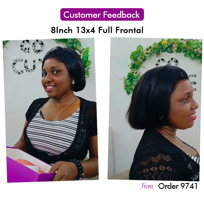 2Wigs=₵999 | | 8''/10'' Straight Bob Wig+10'' Brown Bob Wig