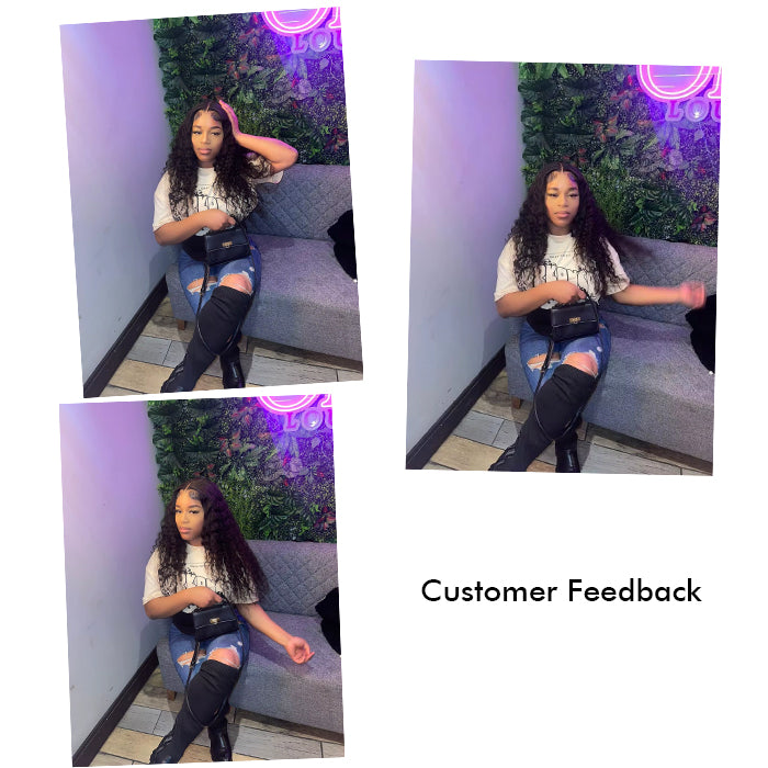 Real Show | Deep Wave Wig | Frontal/Closure Transparent Lace Glueless (14-32'')