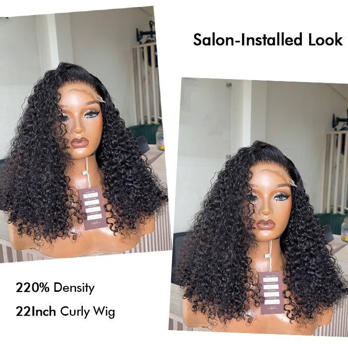Custom High Density | Curly Lace Wig | Closure/Frontal