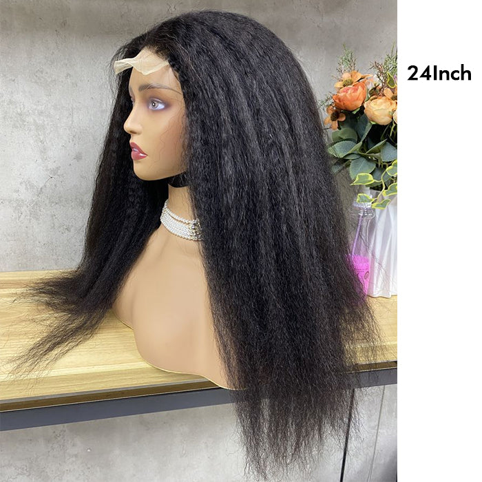 Real Review | Glueless Closure 4×4 Lace | ''Yaki Straight Wig(20''-26'')