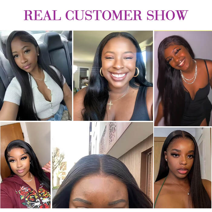 Real Show | Straight Wig | Closure Wig |Glueless Lace (16-32'')
