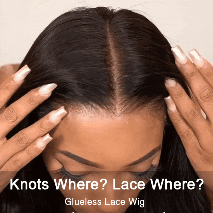 Pull Go Water Wave Glueless Wig Natural Black Color Pre-Plucked Hairline & Drawstring