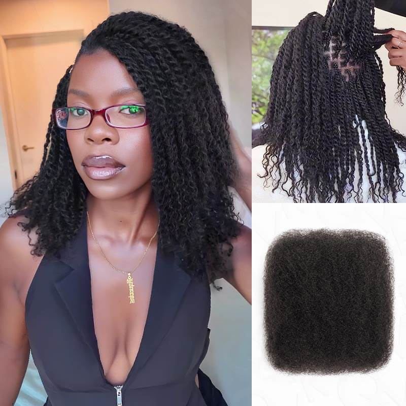 Afro Kinky Bulk Hair Extensions For Braiding Dreadlock Human Hair