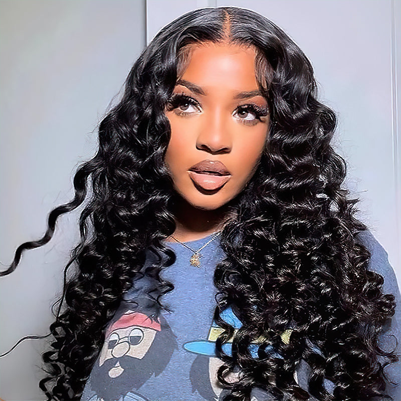 Buy 1 Get 1 Free |Loose Deep Wave Wig+Free Straight Bob Wig | Frontal/ Closure Wig