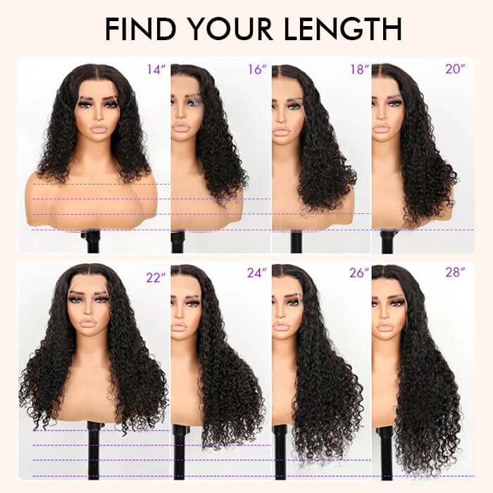 Real Show |4C Edge Hairline | Deep Wave Wig | Frontal/Closure Transparent Lace Or Glueless (14-32'')