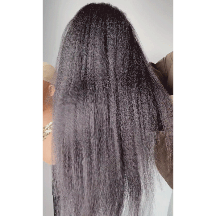 24/26 Inch Yaki Straight Wig | Frontal Wig Or Glueless