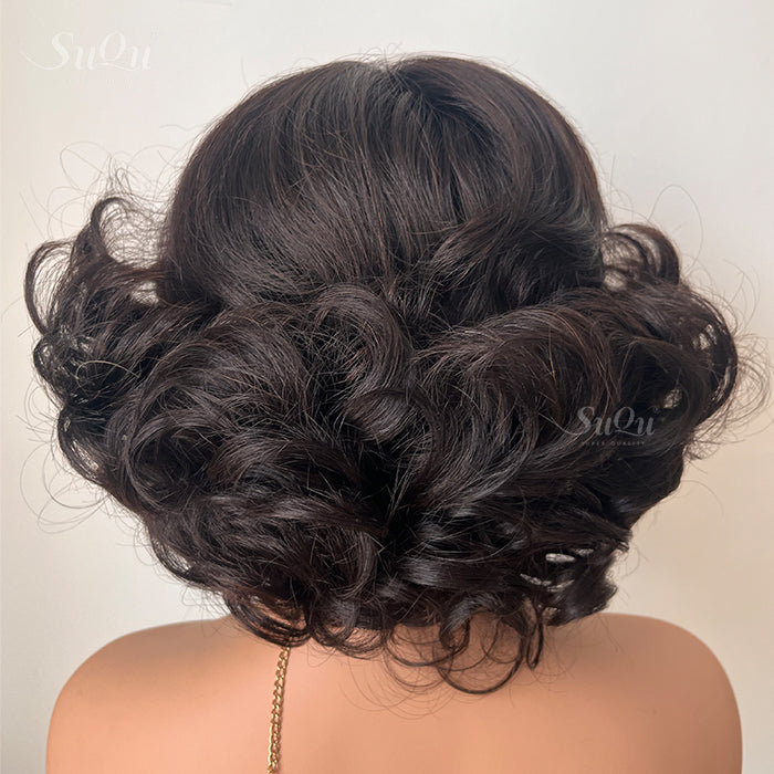 La Reine | Vietnam Raw Hair SDD Bob Wig | Frontal/Closure Lace Or Glueless(12'')