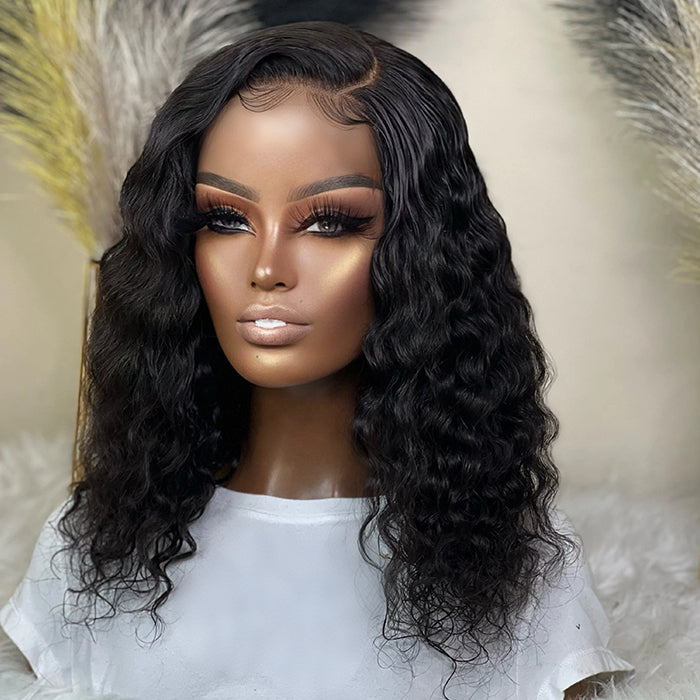 Wholesale Price | 16'' Water Wave Wig | Glueless Frontal Lace