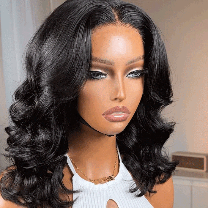 16 Inch Bouncy Body Wave Wig | Frontal/Closure Or Glueless