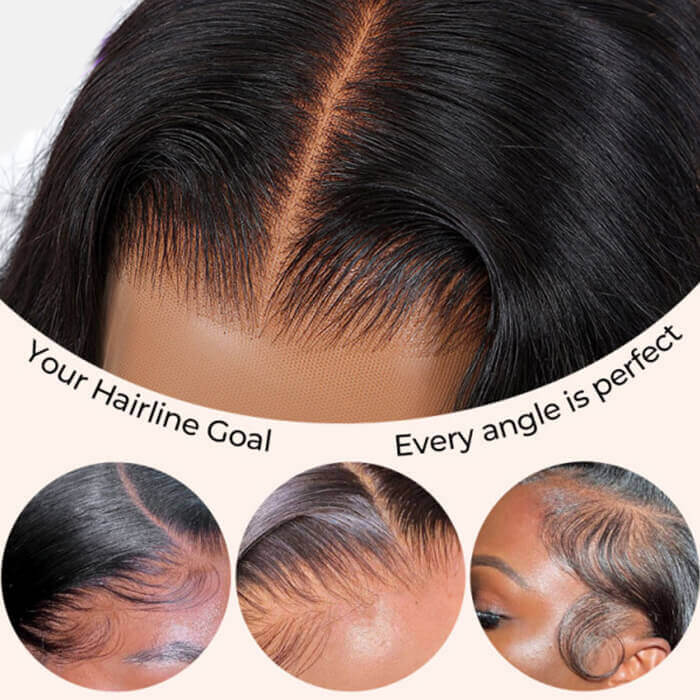 4x4/5x5/13x4 Transparent Lace Closure and Lace Frontal Wigs Straight Glueless Wigs Brazilian Human Hair
