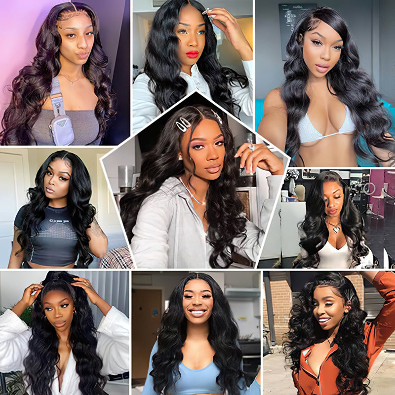 2x6 5x5 Body Wave Glueless Wig Human Hair Wigs For Women