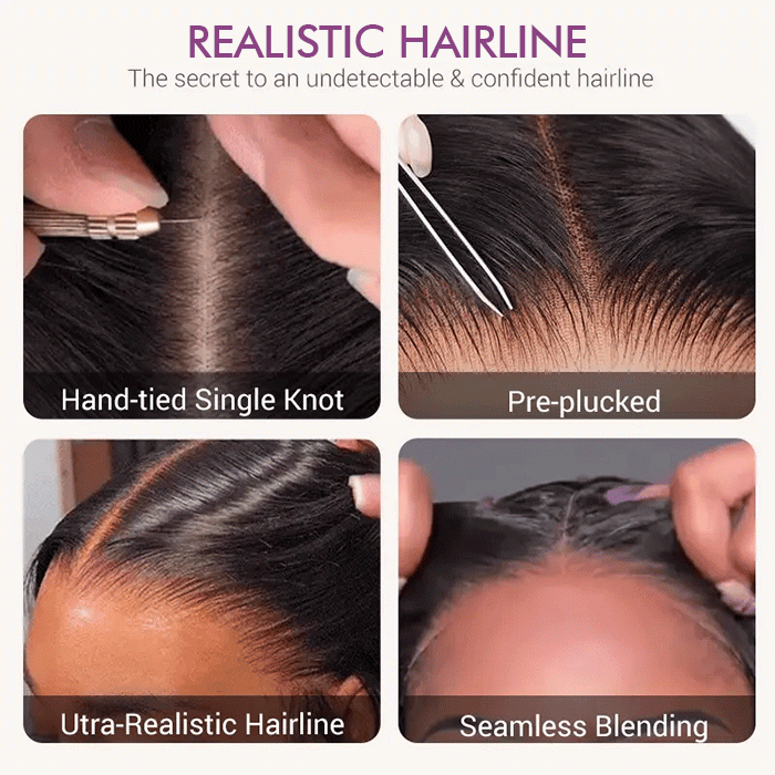 Real Show | Curly Wig | Drawstring Pull Go |Closure Transparent Lace Glueless Wig (16-32'')