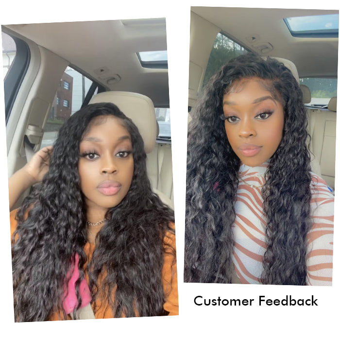 Real Show |Water Wave Wig |  Frontal/Closure HD Lace Glueless (14-32'')