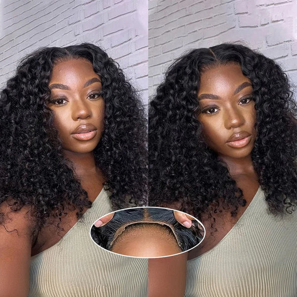 Glueless Frontal/Closure Wig | Curly Bob Wigs(8''-16'')