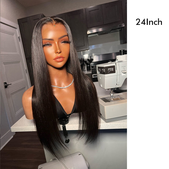 Real Review |Closure Lace 24''Straight Wig Or Glueless