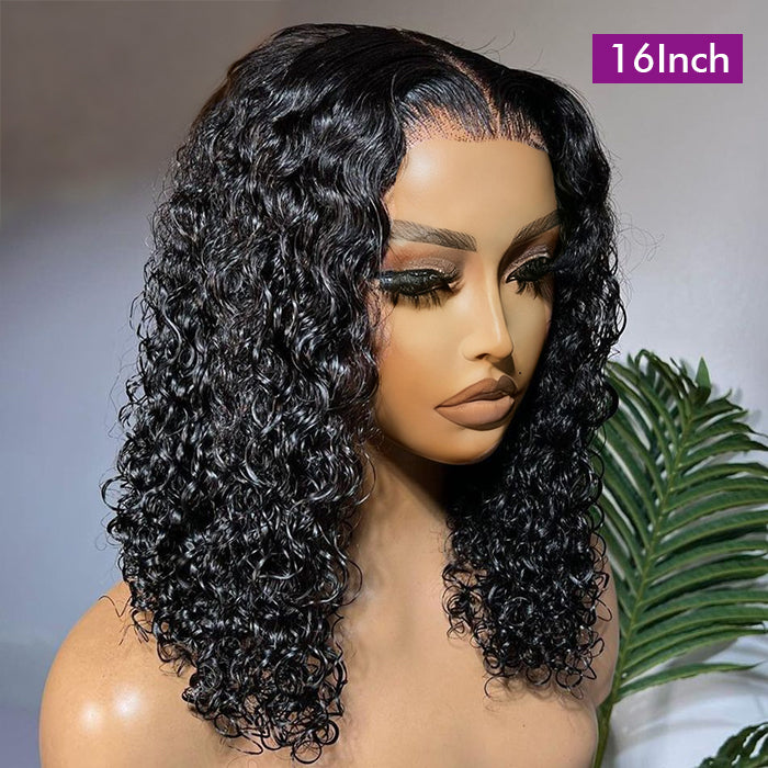 Wholesale Price | 16'' Water Wave Wig | Glueless Frontal Lace