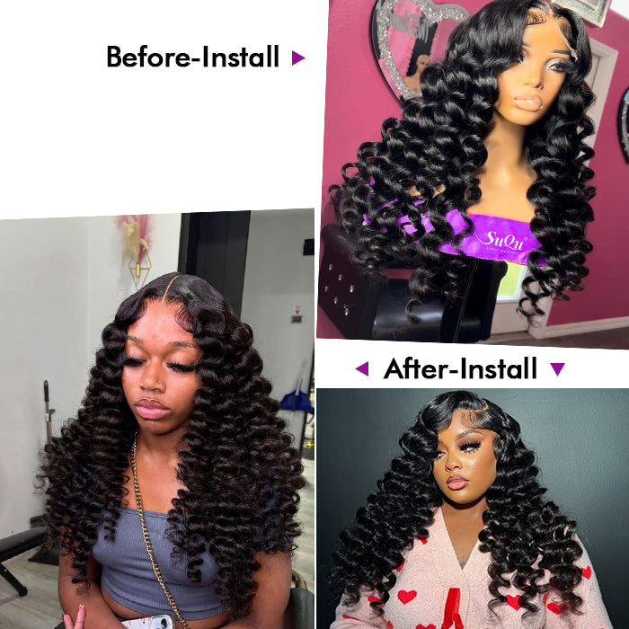Custom High Density | Loose Deep Wave Lace Wig | Closure/Frontal