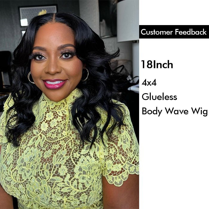 Wholesale Price | 18'' Body Wave Wig | Glueless Closure/Frontal Lace
