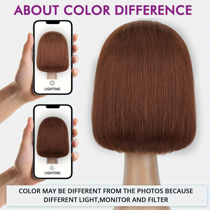 Wholesale Price | 10'' Closure Brown Bob Wig