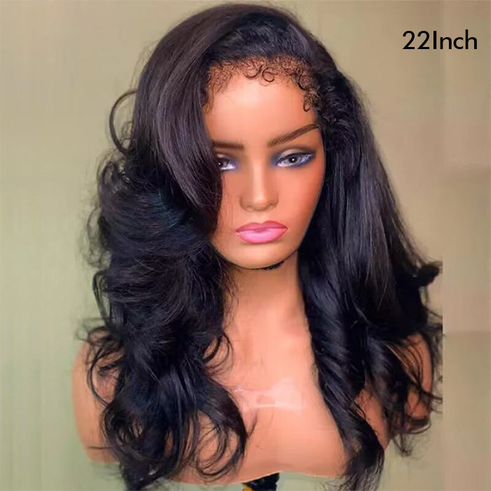 Real Show |4C Edge Hairline | Body Wave Wig | Frontal/Closure HD Lace Or Glueless (14-32'')