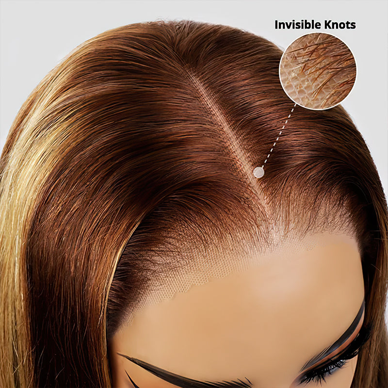 Real Show | Body Wave Wig | P4/27 Highlight Color | Frontal/Closure Glueless (16-32'')