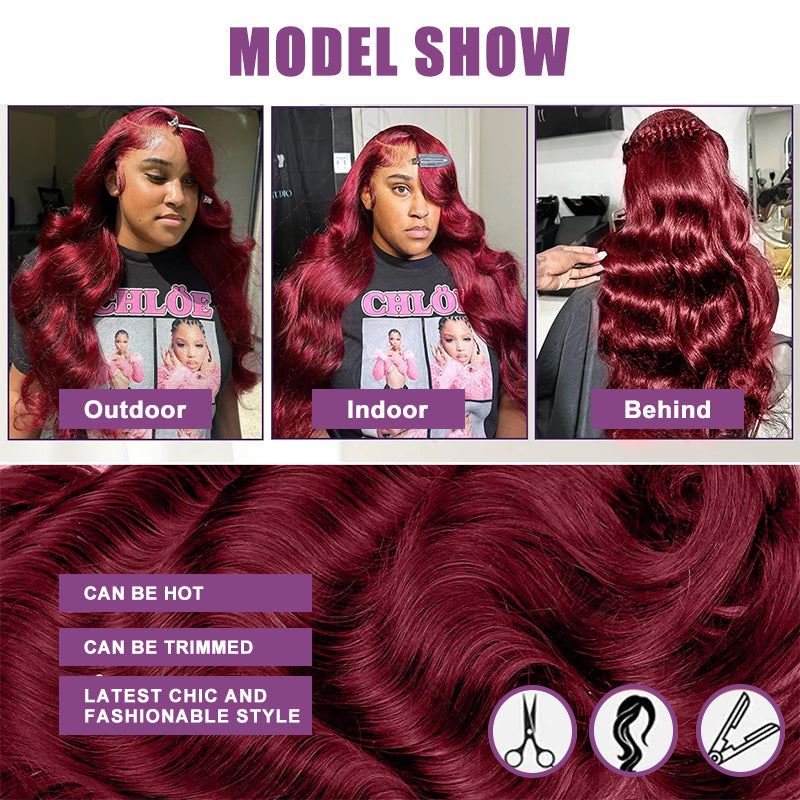 Buy 1 Get 1 Free | Body Wave/Straight Wig+Free Pixie Curly Wig | Frontal/ Closure Wig