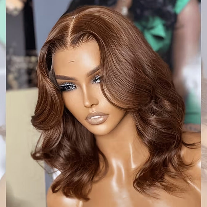 Real Review | Closure/Frontal Wig Brown Body Wave Wig(16''-24'')