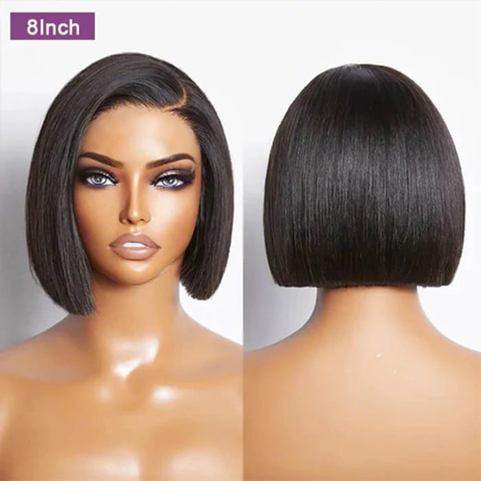 Wholesale Price | 8'' Frontal/Closure Straight Bob Wig