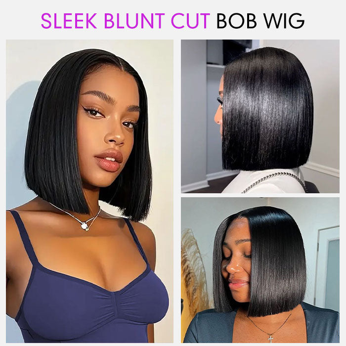 Vietnamese SDD Virgin Bone Straight Wig 2*6 Kim K Wig