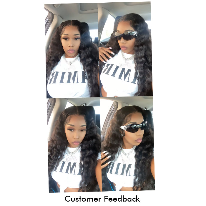 Real Show | Loose Deep Wig | Frontal/Closure Transparent Lace Glueless (16-32'')