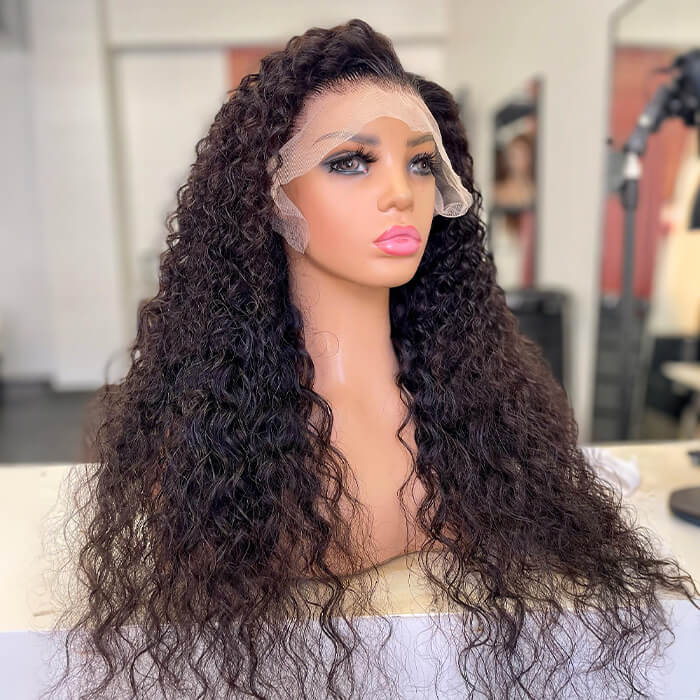 Buy 1 Get 1 Free | Water Wave Wig+Free Straight Bob Wig | Frontal/ Closure Wig