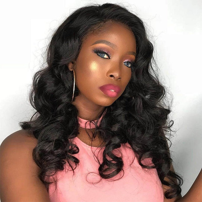 [18''=₵999] Pre-everything Glueless Loose Wave Wig Closure/ Frontal Pre Cut Lace Wig