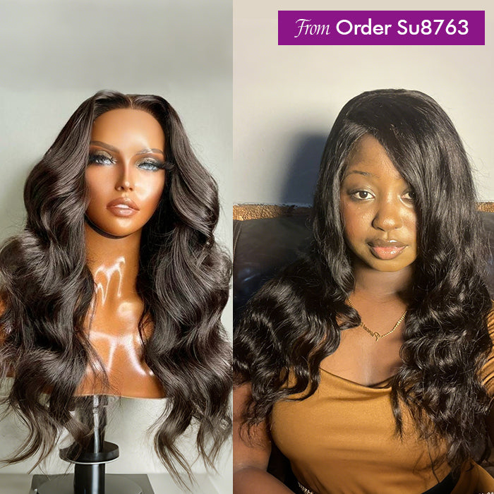 Real Review | Closure 22''Body Wave Wig Or Glueless