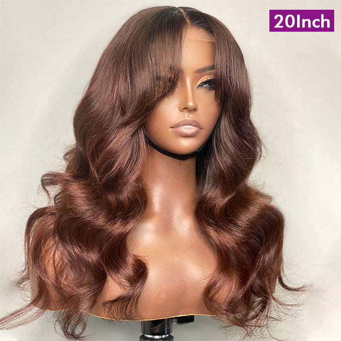 Real Review | Closure/Frontal Wig Brown Body Wave Wig(16''-24'')