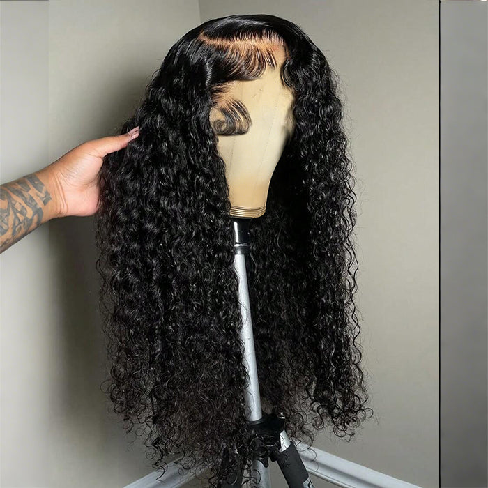 Real Show | Deep Wave Wig | Frontal/Closure Transparent Lace Glueless (14-32'')