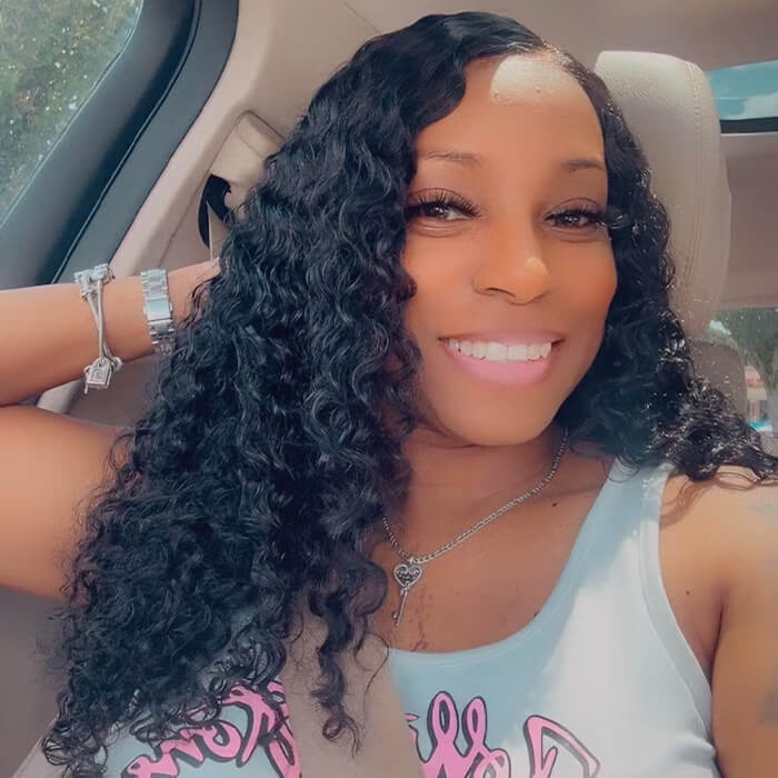 [18''=₵1189] Deep Wave Glueless Lace Closure/Frontal Pre-Cut Lace Wig