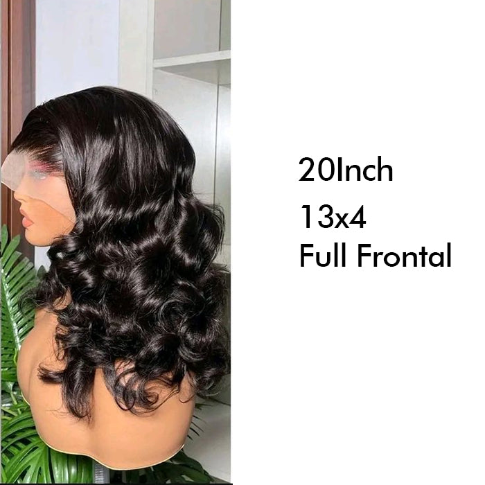 Real Show | Bouncy Wavy Egg Curl Wig | Frontal/Closure HD Lace Or Glueless (14-32'')