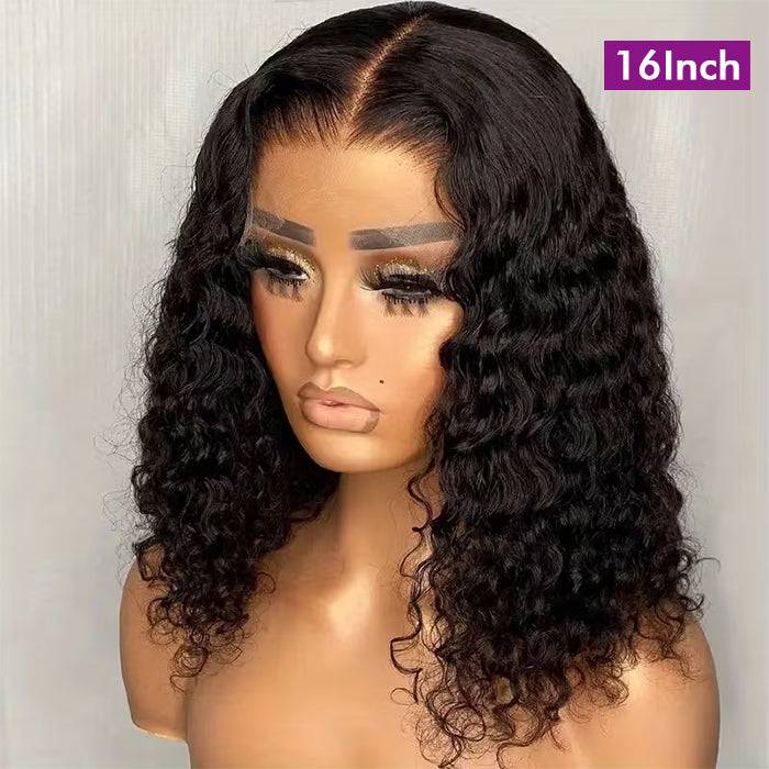 Real Show | Deep Wave Wig | Frontal/Closure Transparent Lace Glueless (14-32'')