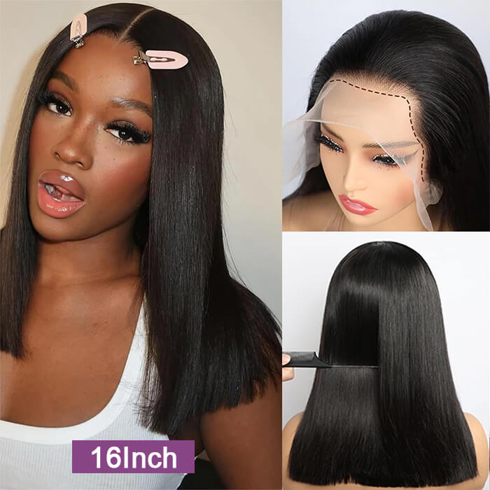 Wholesale Price | Bob Wig |  Frontal/Closure HD Lace Glueless (8-12'')