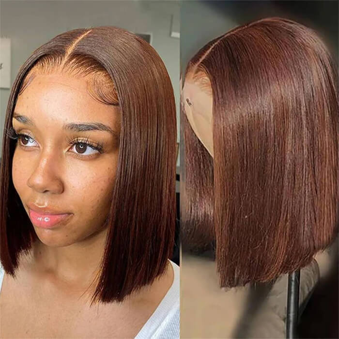 2Wigs=₵1399 | 16'' Body Wave Wig+10'' Brown/Black Bob Wig