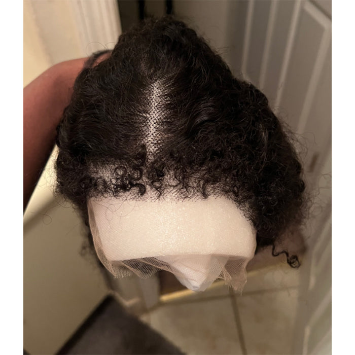 Real Show |4C Edge Hairline | Deep Wave Wig | Frontal/Closure Transparent Lace Or Glueless (14-32'')