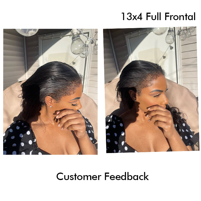 Real Show |4C Edge Hairline | Body Wave Wig | Frontal/Closure Transparent Lace Or Glueless (16-32'')