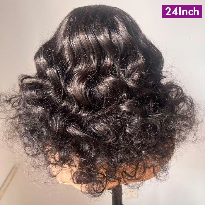 Real Show | Bouncy Wavy Egg Curl Wig | Frontal/Closure HD Lace Or Glueless (14-32'')