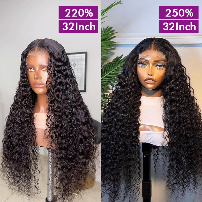 Custom High Density | Water Wave Lace Wig | Closure/Frontal